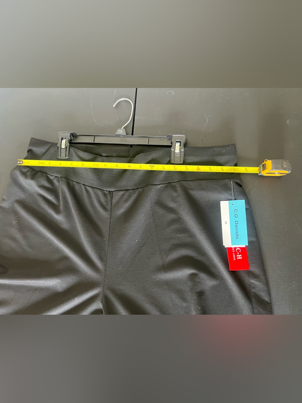 CD Daniels pull on yoga pant black 2X - Picture 8 of 9
